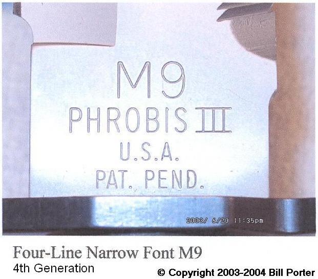 Fourth Generation Patent Pending Phrobis III M9 Bayonet